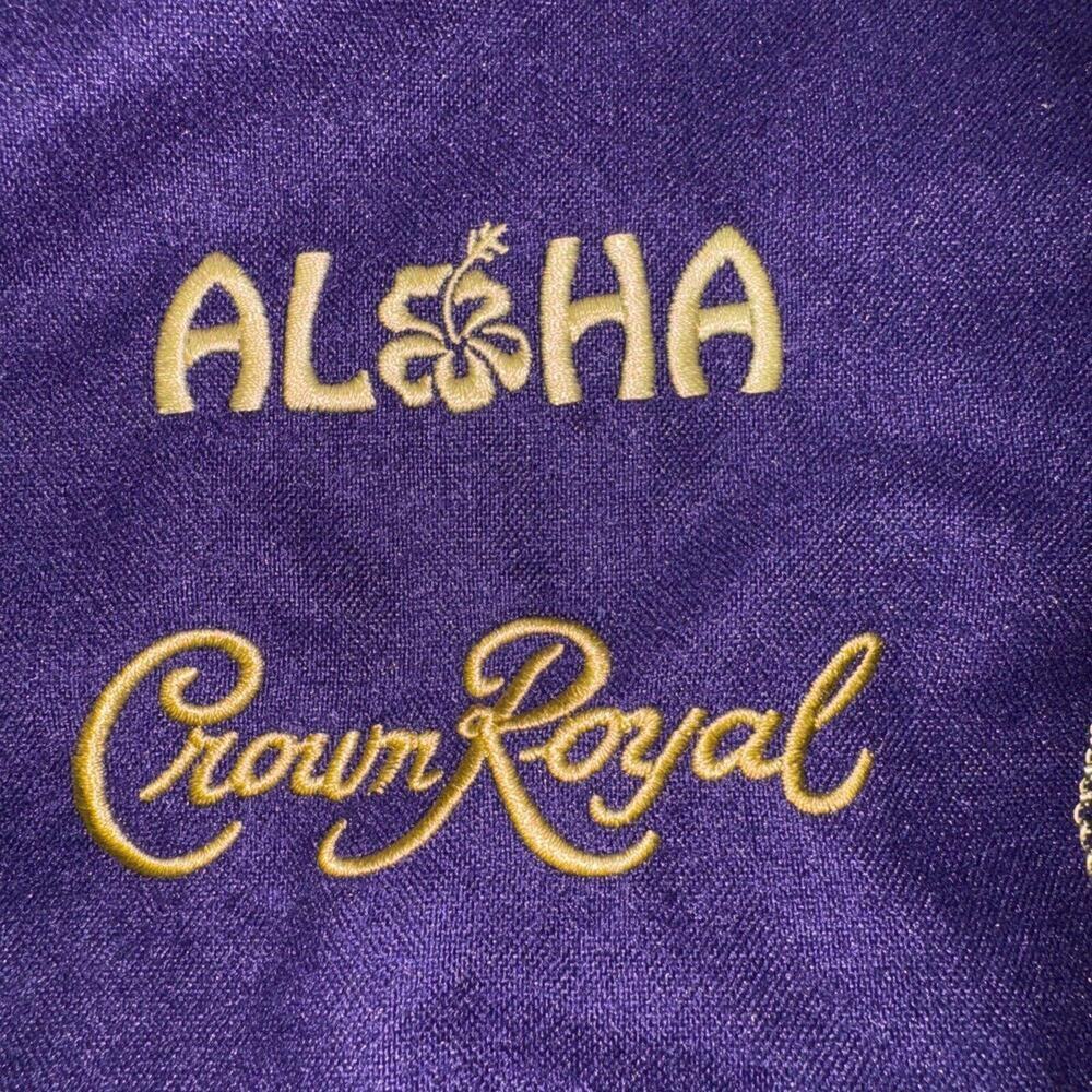 Crown Royal Bag Hawaii Aloha Limited Edition Embroidered "Aloha"